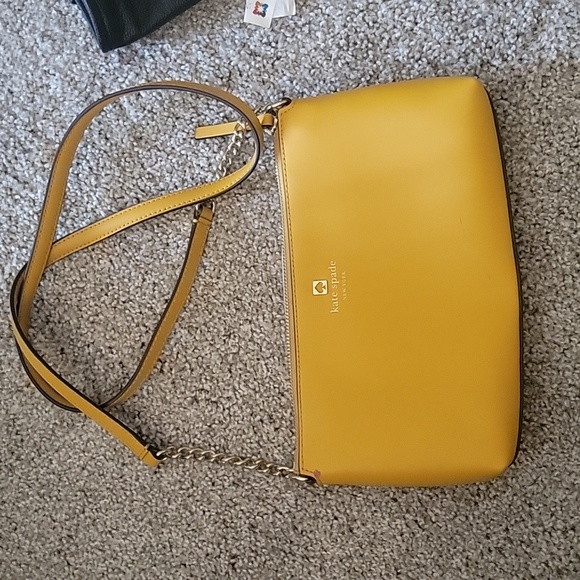 Gorgeous l Kate Spade mustard yellow shoulder bag - Picture 3 of 8